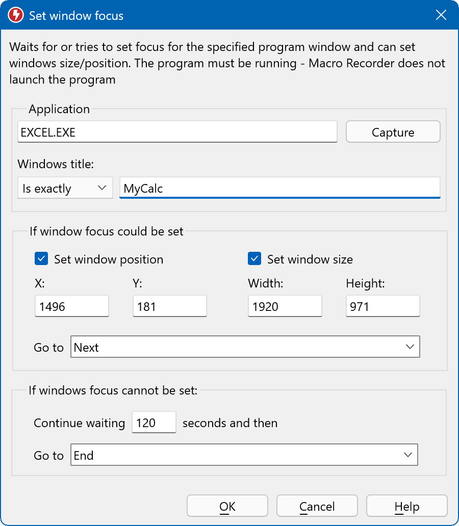 Monitor Screen Changes and Execute Macro Script