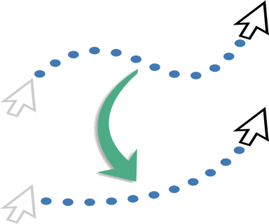 Macro Recorder kann aufgenommene Mauspfade automatisch glätten