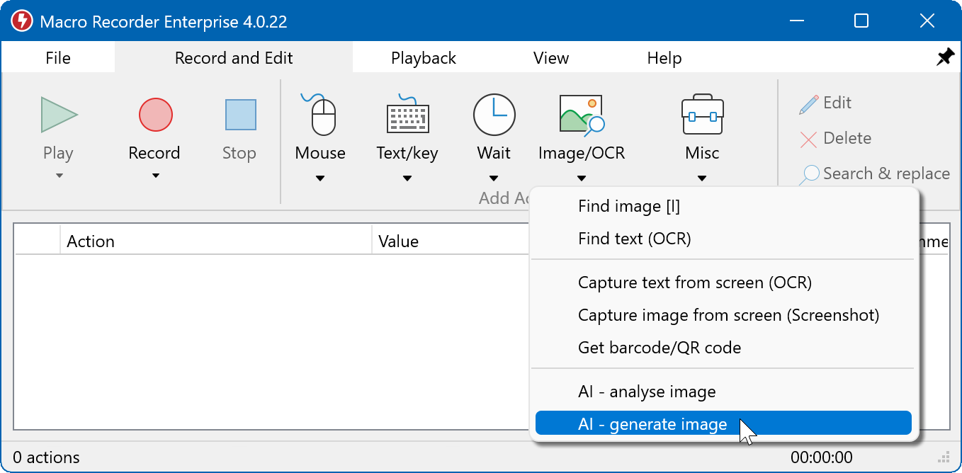 Macro recorder ai